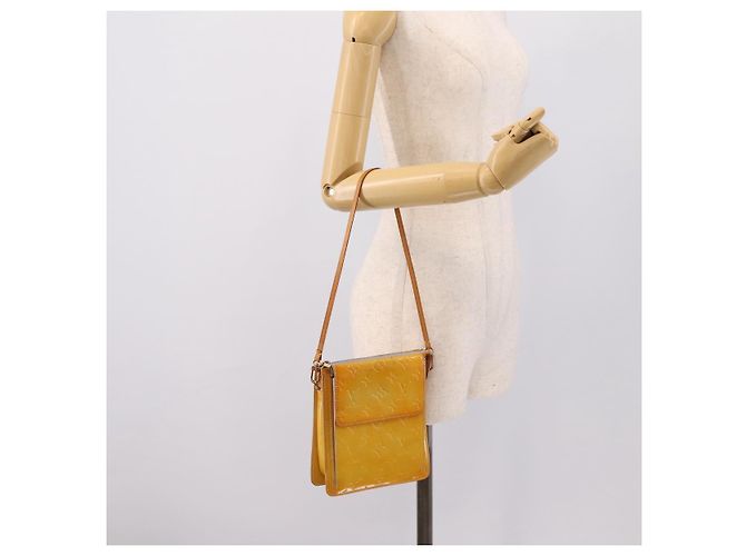 LOUIS VUITTON Monogram Vernis Motto Accessory Pouch Gris M91030 LV Auth BA14981 - vista 21