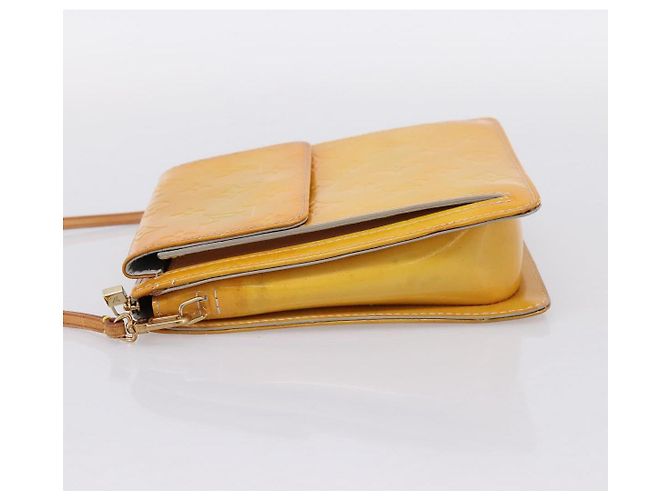 LOUIS VUITTON Monogram Vernis Motto Accessory Pouch Gris M91030 LV Auth BA14981 - vista 3