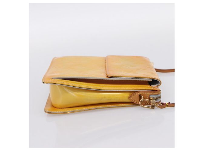 LOUIS VUITTON Monogram Vernis Motto Accessory Pouch Gris M91030 LV Auth BA14981 - vista 4