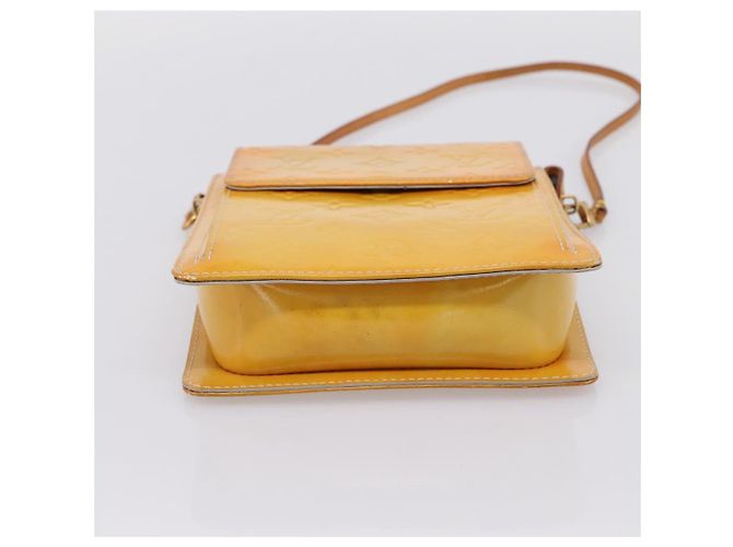 LOUIS VUITTON Monogram Vernis Motto Accessory Pouch Gris M91030 LV Auth BA14981 - vista 5