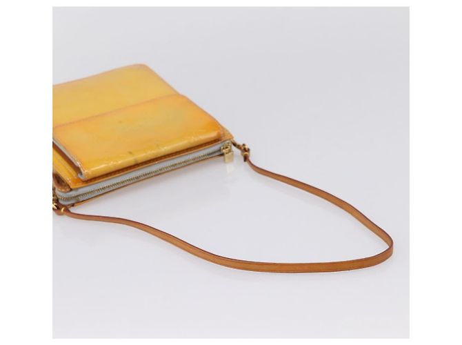 LOUIS VUITTON Monogram Vernis Motto Accessory Pouch Gris M91030 LV Auth BA14981 - vista 7