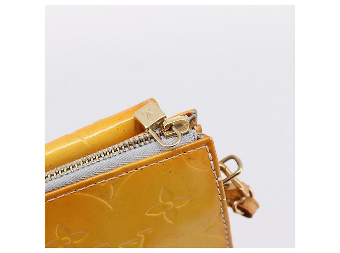 LOUIS VUITTON Monogram Vernis Motto Accessory Pouch Gris M91030 LV Auth BA14981 - vista 9