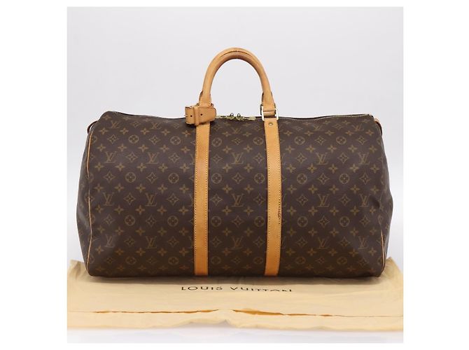 LOUIS VUITTON Monogram Keepall 55 Boston Bag M41424 LV Auth ka5608 Monogramma - vista 12