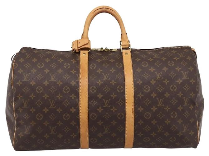 LOUIS VUITTON Monogram Keepall 55 Boston Bag M41424 LV Auth ka5608 Monogramma - vista 13