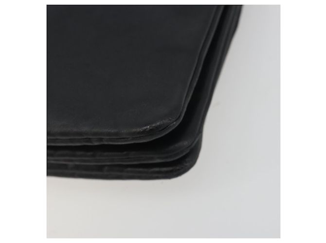 Céline Borsa a tracolla CELINE Trio in pelle nera e oro Auth 195660 Nero D'oro - vista 9