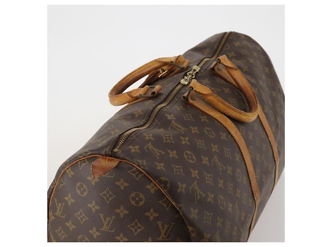 LOUIS VUITTON Monogram Keepall 55 Boston Bag M41424 LV Auth ar14101 Monogramma - vista 6