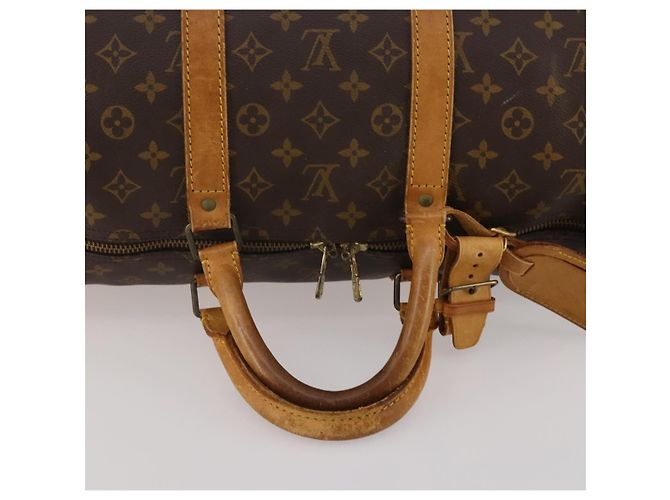 LOUIS VUITTON Monogram Keepall 55 Boston Bag M41424 LV Auth ar14101 Monogramma - vista 7