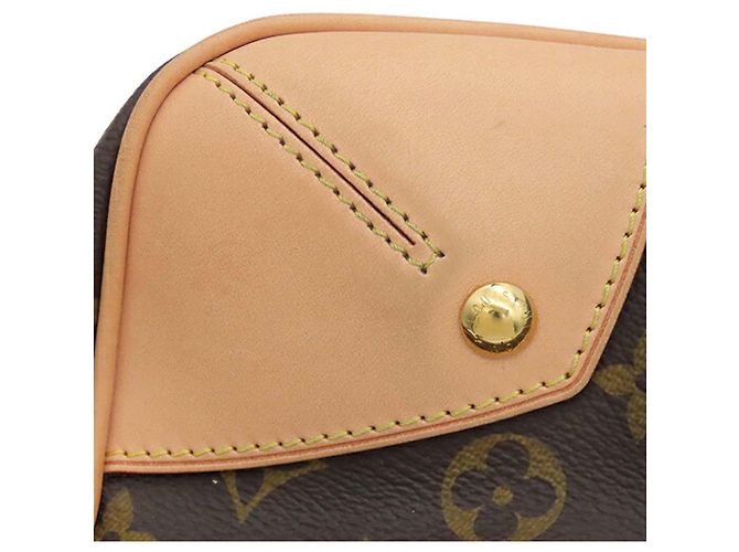 Borsa Satchel Louis Vuitton Monogram Estrela MM Marrone - vista 12