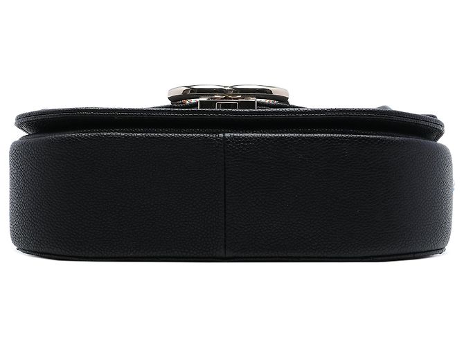 Borsa a tracolla Chanel Paris Cuba Medium Quilted Caviar Thread Around Flap Nera Nero - vista 3
