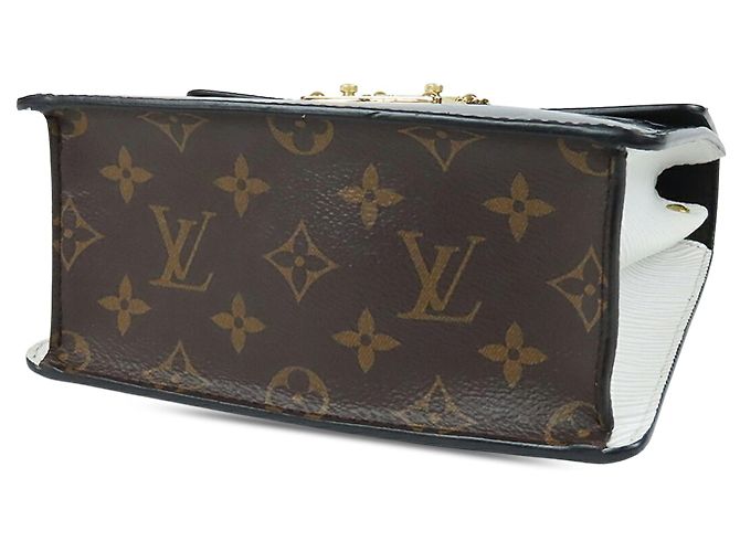 Borsa Satchel Louis Vuitton Monogram Vernis Spring Street Nera Nero - vista 3