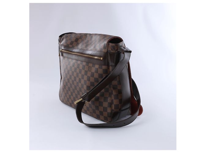 Borsa a tracolla Louis Vuitton Damier Bastille in Brown Rosso - vista 2