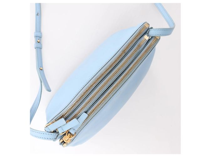 Céline Bolsa Tiracolo Trio Small em couro Celine em Azul Cinza - vista 10