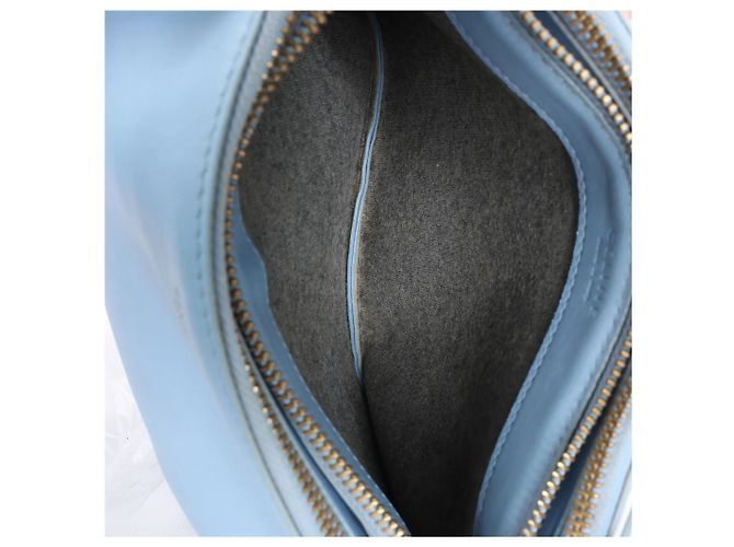 Céline Bolsa Tiracolo Trio Small em couro Celine em Azul Cinza - vista 15