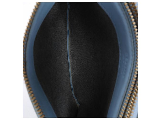 Céline Bolsa Tiracolo Trio Small em couro Celine em Azul Cinza - vista 16