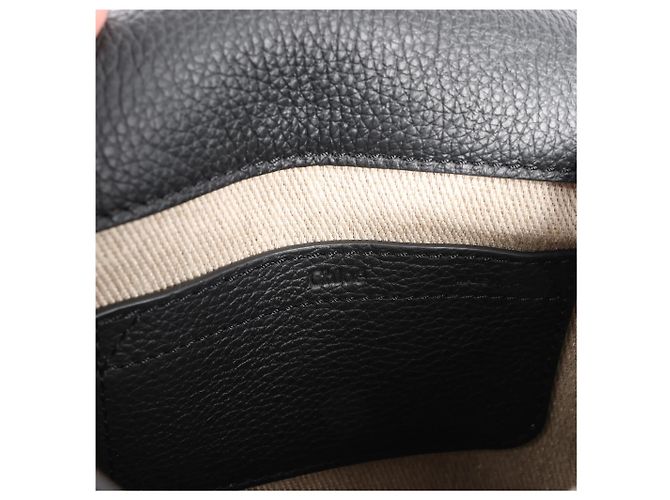 Chloé Borsa a tracolla Chloe Marcie Mini in camoscio e pelle marrone Beige - vista 11