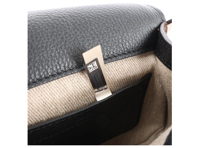 Chloé Borsa a tracolla Chloe Marcie Mini in camoscio e pelle marrone Beige - vista 12
