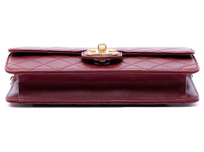 Chanel Medium Quilted Lambskin Crossing Times Flap Crossbody Bag rot - Ansicht 3