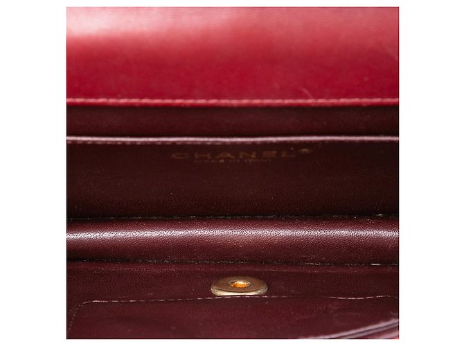 Chanel Medium Quilted Lambskin Crossing Times Flap Crossbody Bag rot - Ansicht 4