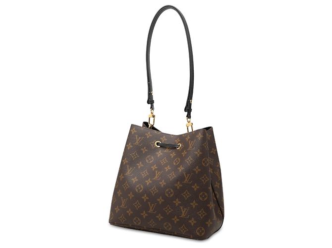 Borsa a secchiello Louis Vuitton Monogram Neonoe MM Nera Nero - vista 2
