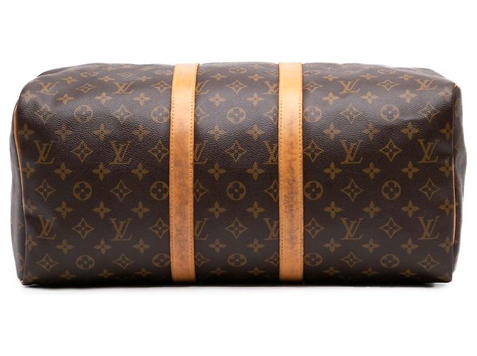 Borsa da viaggio Louis Vuitton Monogram Keepall 45 Marrone - vista 3