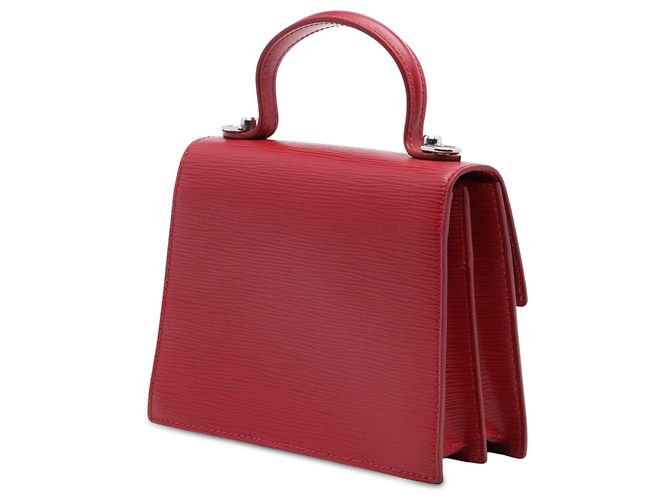 Twist Borsa Louis Vuitton Epi Sevigne rossa Rosso - vista 2