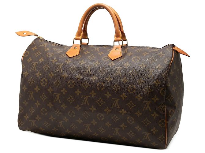 Borsa Boston Louis Vuitton Monogram Speedy 40 Marrone - vista 2