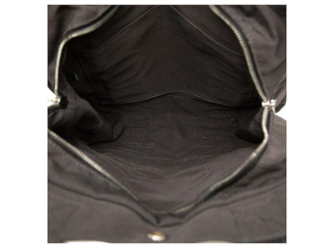 Hermès Herline Rucksack MM aus Canvas Grau - Ansicht 4