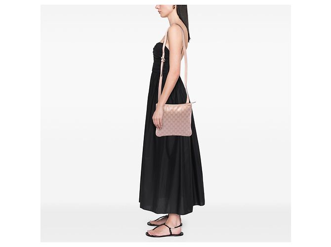 Borsa a tracolla Gucci GG Crystal rosa - vista 6