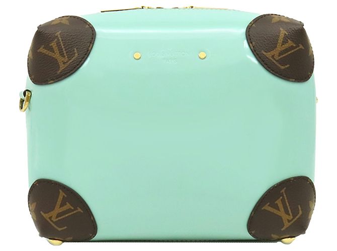 Borsa Crossbody Louis Vuitton Vernis Miroir Venice Verde - vista 2