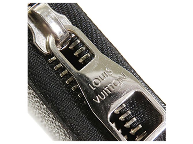 Cartera Larga Louis Vuitton Damier Graphite Zippy Organizer Wallet Negra Negro - vista 12