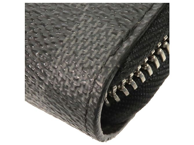 Cartera Larga Louis Vuitton Damier Graphite Zippy Organizer Wallet Negra Negro - vista 14