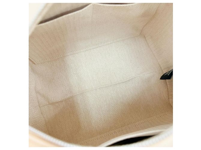 Borsa Vanity Hermès Large Toile Bride A Brac Marrone - vista 4