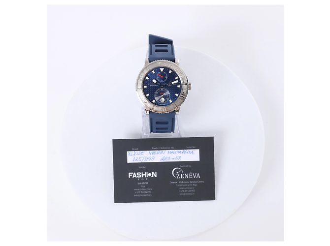 Autre Marque Ulysse Nardin Maxi Marine 263-58 AT Blue Dial - vista 9