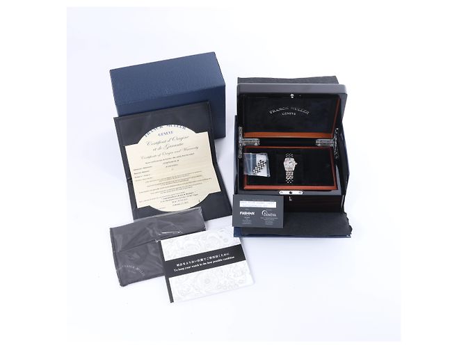 FRANCK MULLER Tonneau Curvex Armbanduhr, Ref. 2252QZMAGCOL mit silbernem Zifferblatt - Ansicht 10