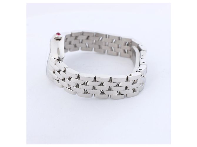 FRANCK MULLER Tonneau Curvex Armbanduhr, Ref. 2252QZMAGCOL mit silbernem Zifferblatt - Ansicht 5