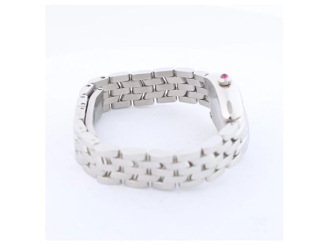 FRANCK MULLER Tonneau Curvex Armbanduhr, Ref. 2252QZMAGCOL mit silbernem Zifferblatt - Ansicht 9