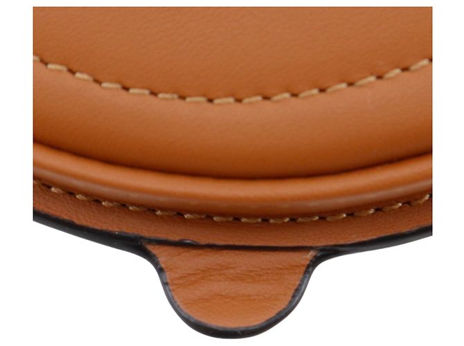 Borsa a tracolla LOEWE Mini Anagram Heel in vitello liscio marrone - vista 7