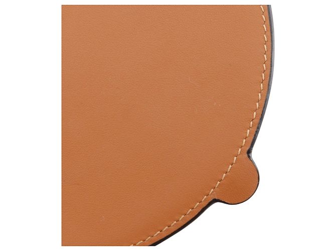 Borsa a tracolla LOEWE Mini Anagram Heel in vitello liscio marrone - vista 8