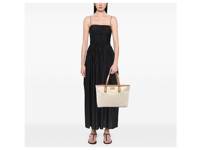 Tote Gucci Medium GG Supreme Marrone - vista 7