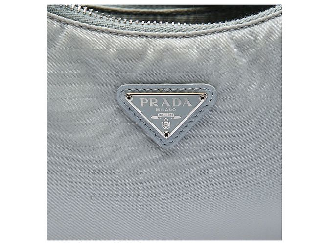 Borsa Prada Re Nylon Re Edition 2005 Grigia Grigio - vista 5