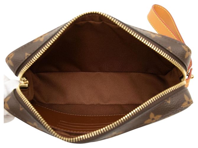 Borsa Clutch Soft Trunk Monogram Louis Vuitton Marrone - vista 4