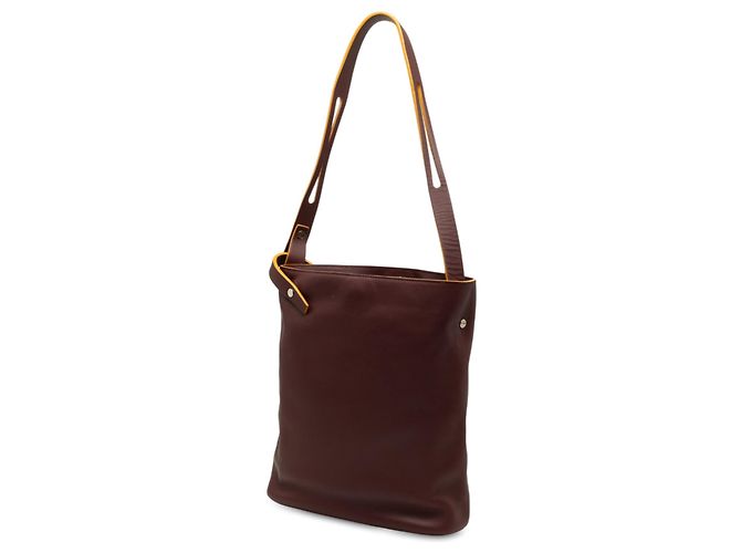 Borsa a tracolla in pelle LOEWE rossa Rosso - vista 2