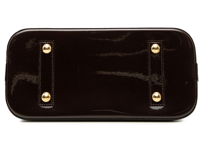 Borsa a mano Louis Vuitton Monogram Vernis Alma PM Purple Porpora - vista 3