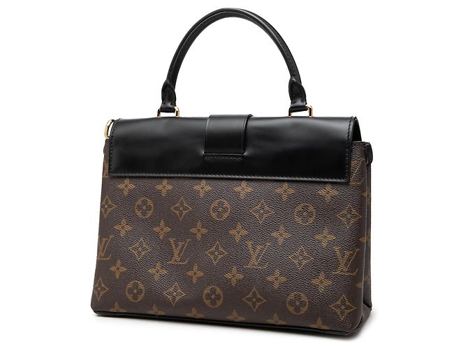 Borsa Satchel Louis Vuitton Monogram One Handle Flap MM Marrone - vista 2