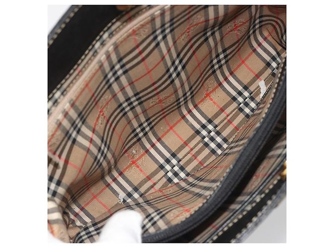 Burberry Vintage Leather Nero - vista 5