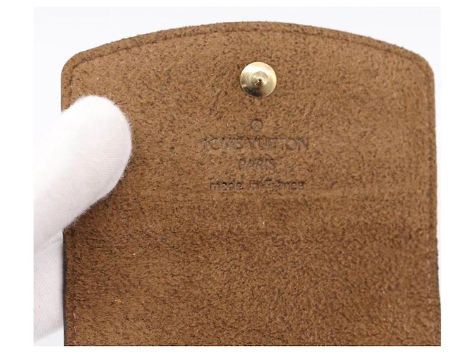 Louis Vuitton Cuff Case Monogram Damier Marrone - vista 6