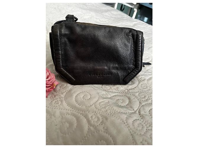 Borsa a tracolla in pelle blu Liebeskind Berlin - vista 14