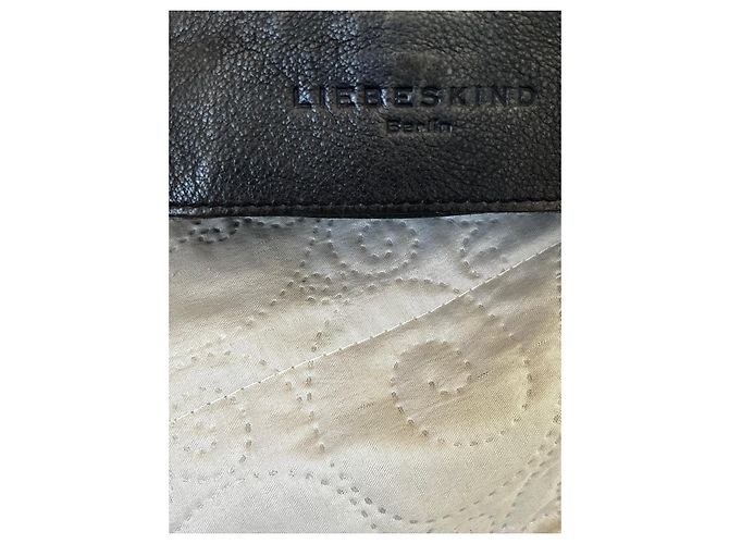 Borsa a tracolla in pelle blu Liebeskind Berlin - vista 6