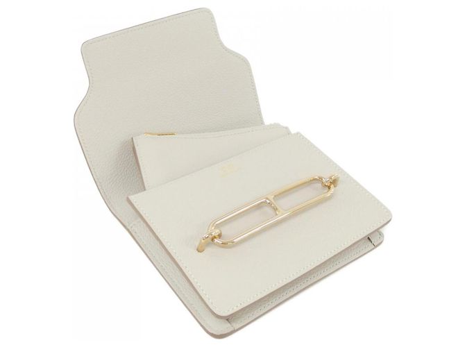 Hermès Hermes Luli Slim 082053CP Langbeutel Beige - Ansicht 4