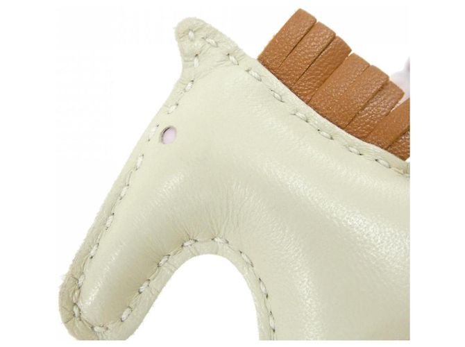 Hermès Hermes Rodeo Accessory Bag Charm PM Weiß - Ansicht 3